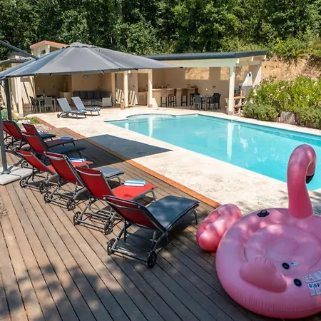 Semesterbostad French Estate With Pool & Sauna Damiatte